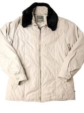 Vintage Pacific Trail Coat Jacket Women's L Outdoor Wear Fur Collar 90s Gorpcore